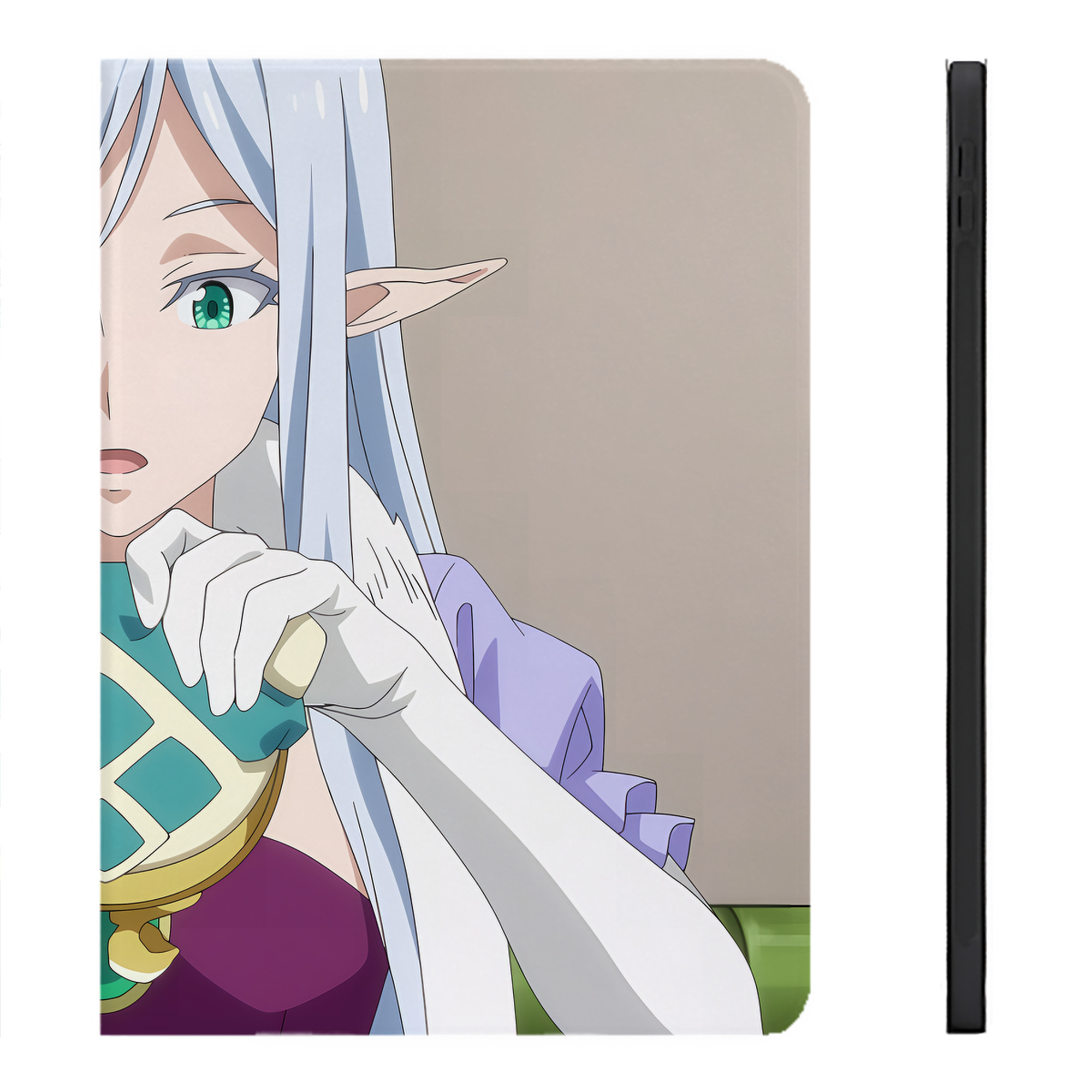 （画像用） 転スラ Regarding Reincarnated to Slime IPadケース ペンホルダー付き ブックスタイルデザイン